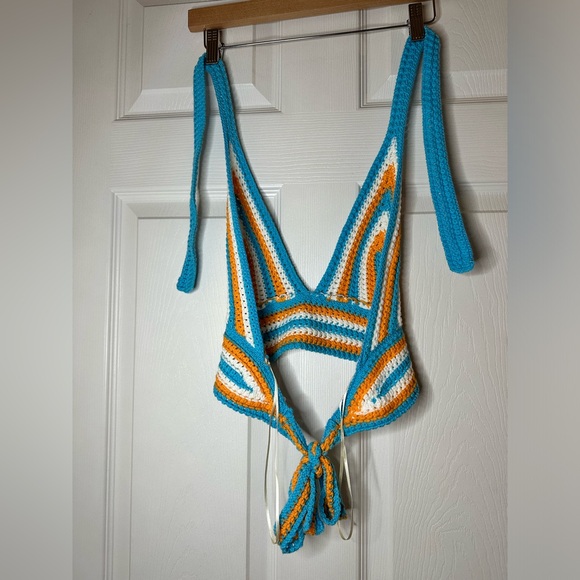 Knitted Beach Tank 🦋🧡 - Picture 3 of 7